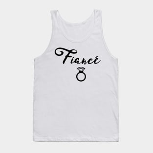 Fiancé Engaged Design Tank Top